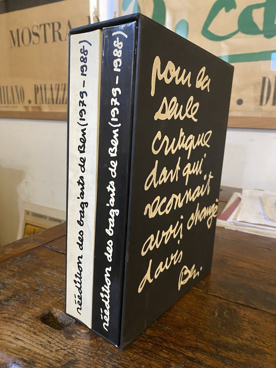 Ben (Benjamin Vautier) Réédition des bag'arts de Ben (1979-1988)