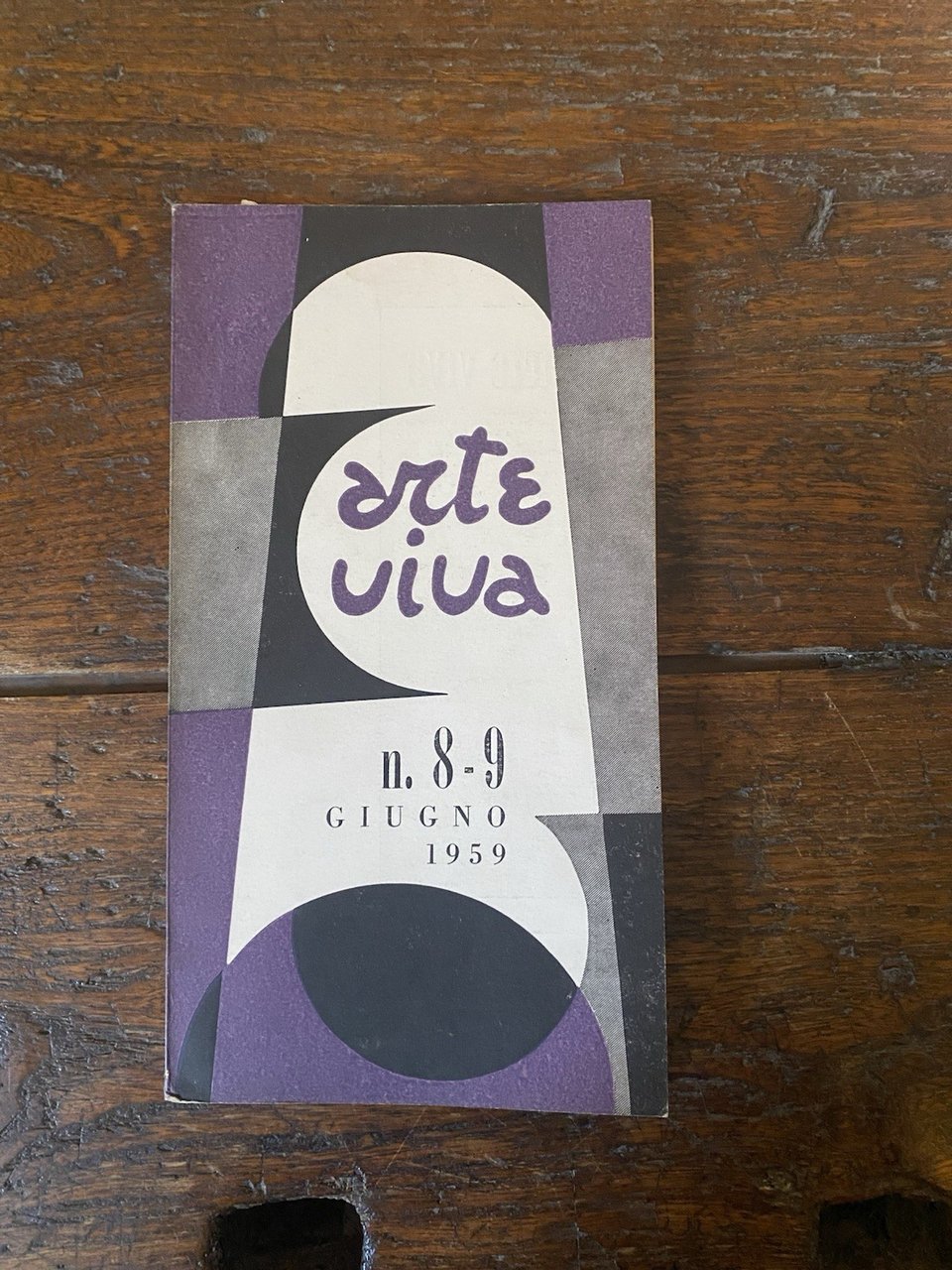 Benedetto Enzo diretta da, Arte viva n. 8-9 Giugno 1959 …