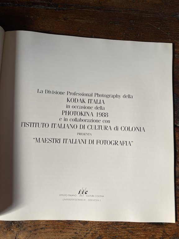 Berengo Gardin Gianni Colonia Istituto Italiano di Cultura / Kodak … | Immagine Gallery 2