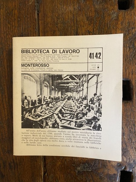 Biblioteca di lavoro Quindicinale coordinato da Mario Lodi N. 41-42 …