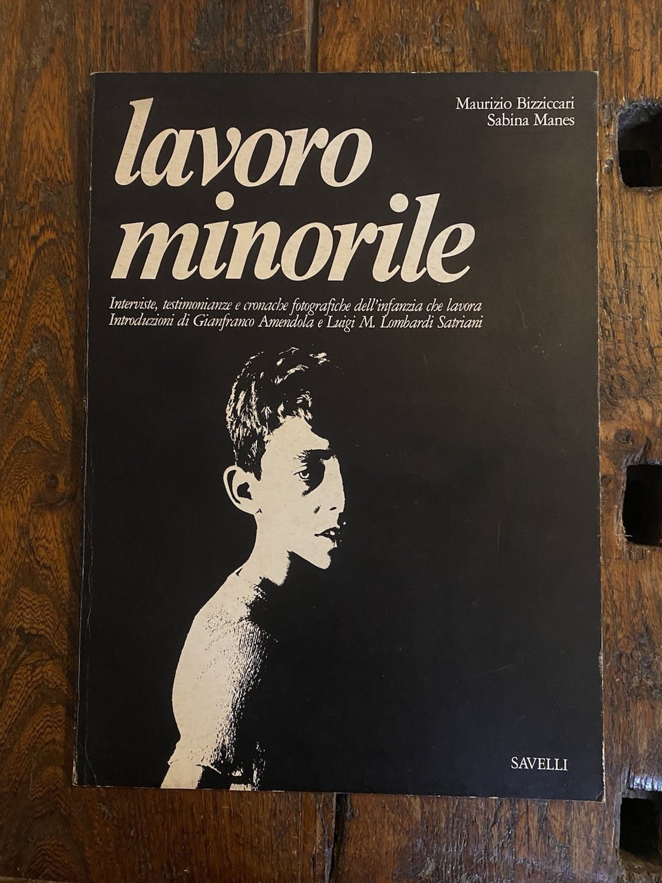 Bizzicari Maurizio Manes Sabina Lavoro minorile Roma Savelli 1977