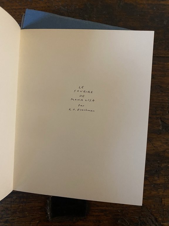 Blechman R. O. Le sourire de Mona Lisa Ivrea Olivetti …