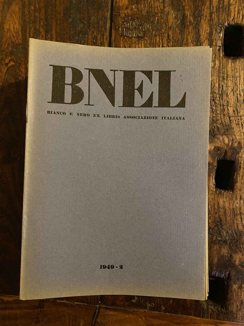 BNEL Bianco e nero ex libris Associazione italiana Anno IV …
