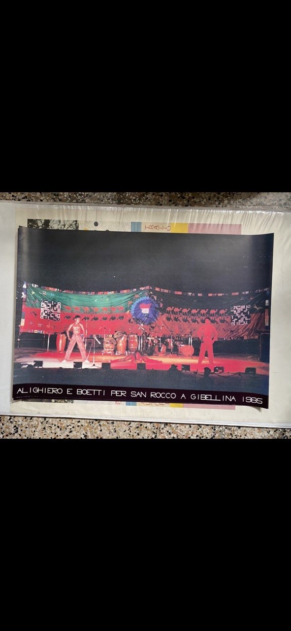 Boetti Alighiero Manifesto / Poster 59 x 95 cm. San …