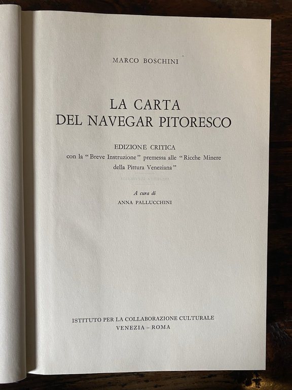 Boschini Marco La carta del navegar pitoresco Venezia - Roma … | Immagine Gallery 2