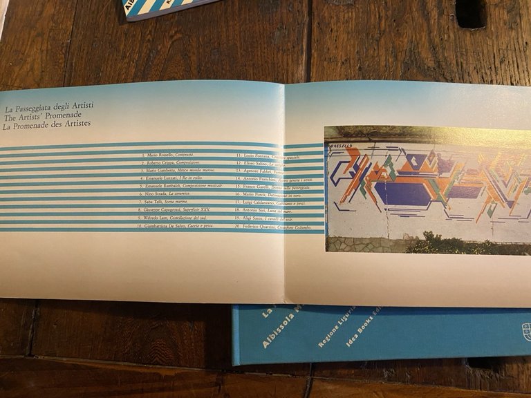 Brino Giovanni Il restauro della passeggiata degli Artisti Albissola Marina