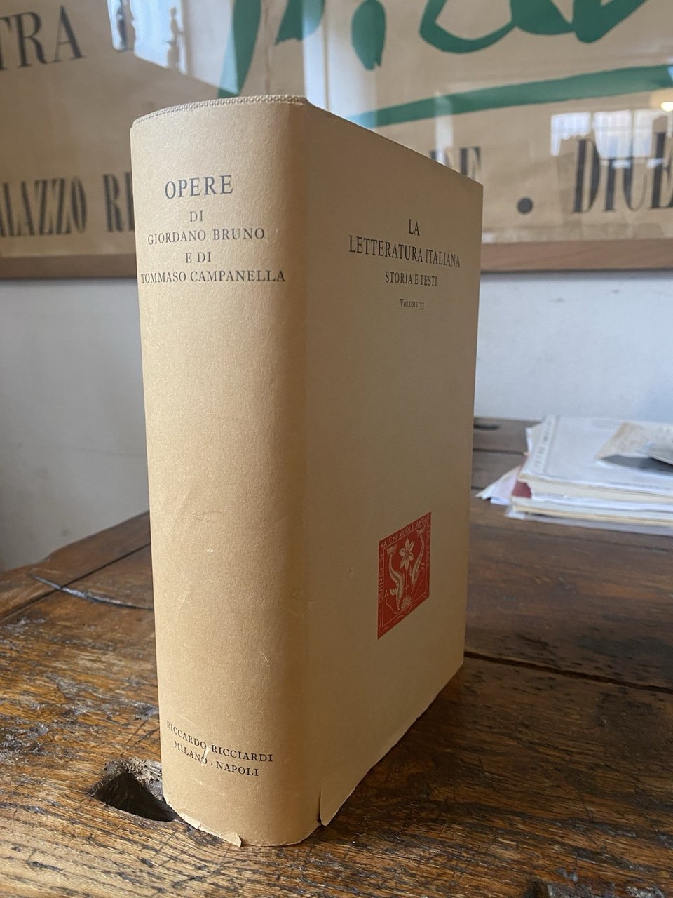 Bruno Giordano Campanella Tommaso Opere Milano - Napoli Ricciardi 1956 | Immagine principale