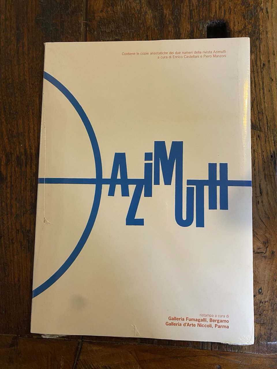 Castellani Enrico Manzoni Piero Azimuth Bergamo Galleria Fumagalli 2001