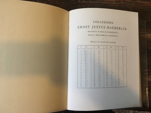 Catalogo della collezione Haeberlin Monete d'oro e d'argento della Repubblica …