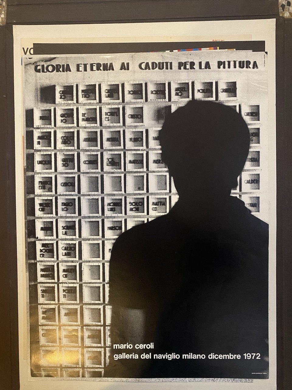 Ceroli Mario Manifesto / Poster 54 x 44 cm. Milano …