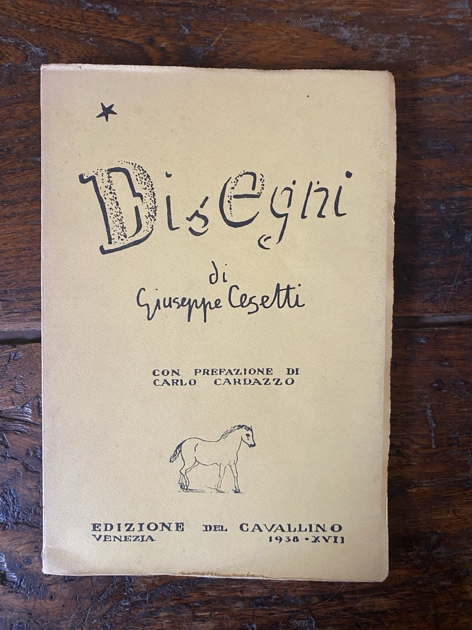 Cesetti Giuseppe Disegni Venezia Fondazione del cavallino 1938