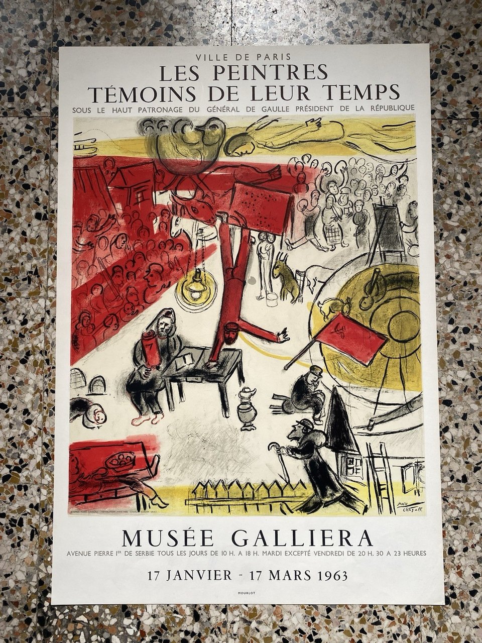 Chagall Marc Manifesto / Poster litografico 75 x 51 cm … | Immagine principale