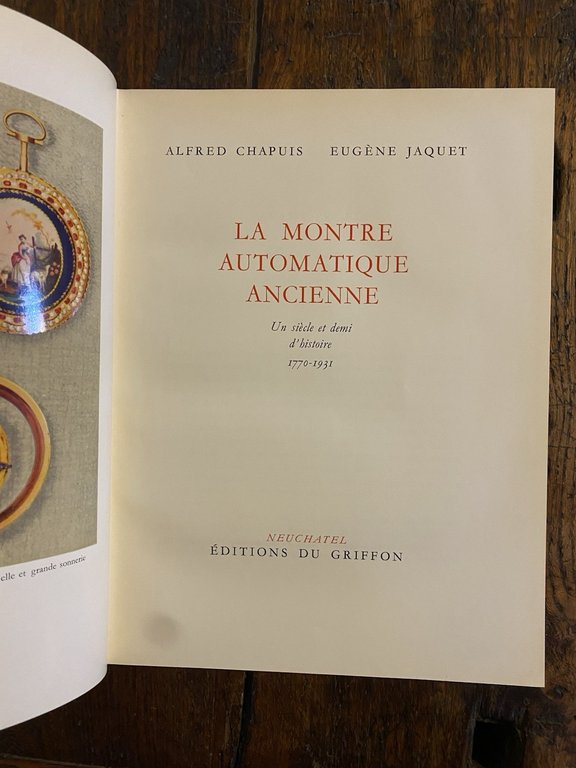 Chapuis Alfred Jacquer Eugène La montre automatique ancienne Neuchatel 1952 | Immagine Gallery 2