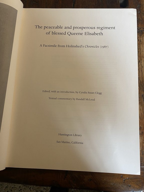 Clegg Cyndia Susan The peaceable and prosperous regiment of blessed … | Immagine Gallery 2