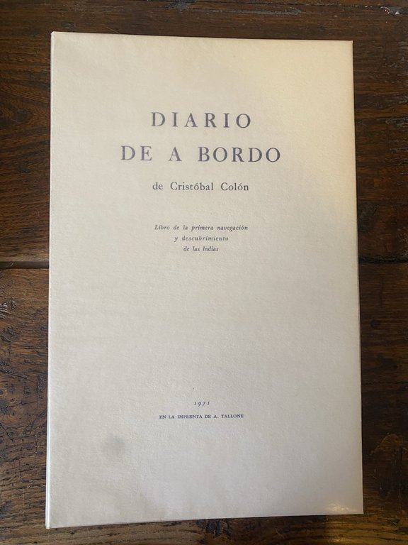 Colon Cristobal Diario de a bordo Alpignano Tallone 1971 | Immagine Gallery 2
