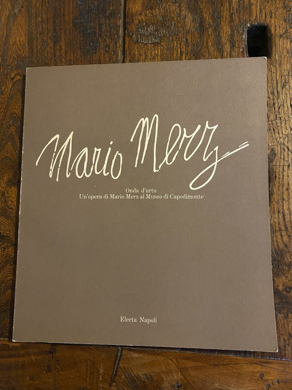 Corà Bruno a cura di, Mario Merz Onda d'urto Napoli …