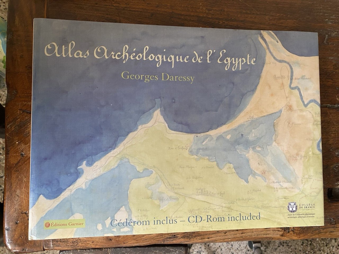 Daressy Georges Atlas archeologique de l'Egypte Paris Garnier 2002