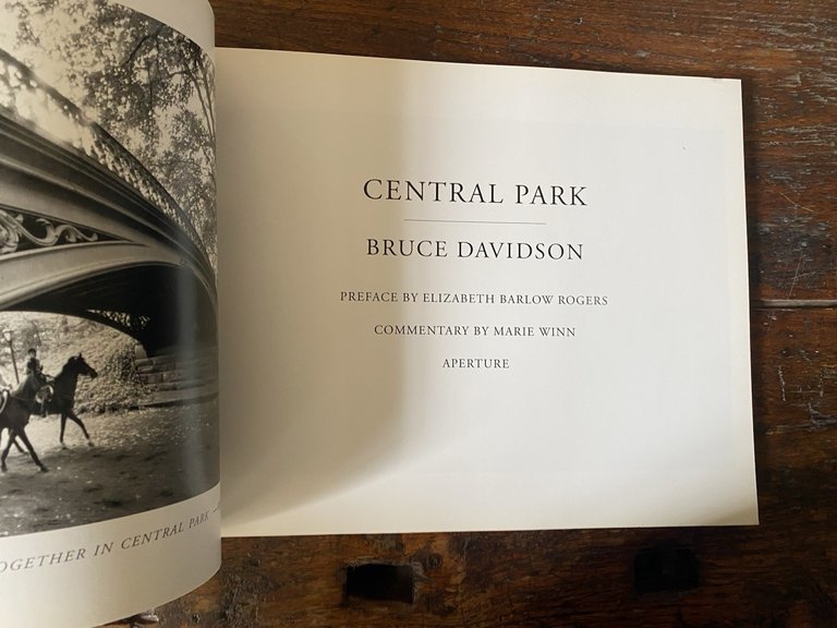 Davidson Bruce Central Park New York Aperture 1995