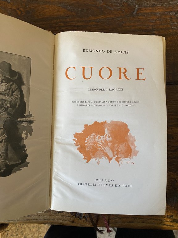 De Amics Edmondo Cuore Libro per ragazzi Milano Treves 1934