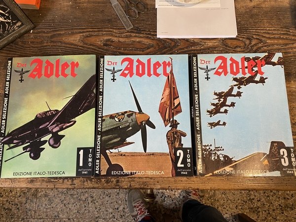 Der Adler Selezione in ristampa anastatica del periodico dell'Arma Aerea …