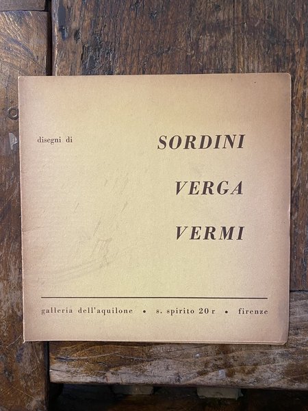 Disegni di Sordini Verga Vermi