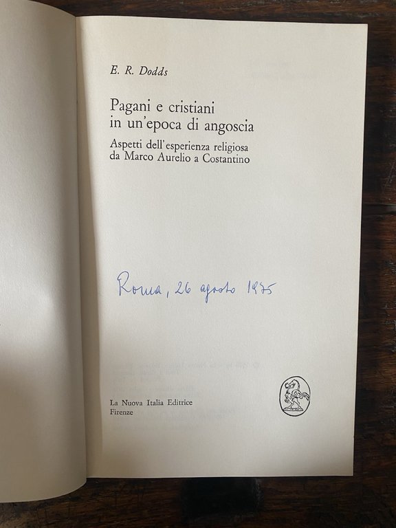 Dodds E. R. Pagani e cristiani in un'epoca di angoscia … | Immagine Gallery 2