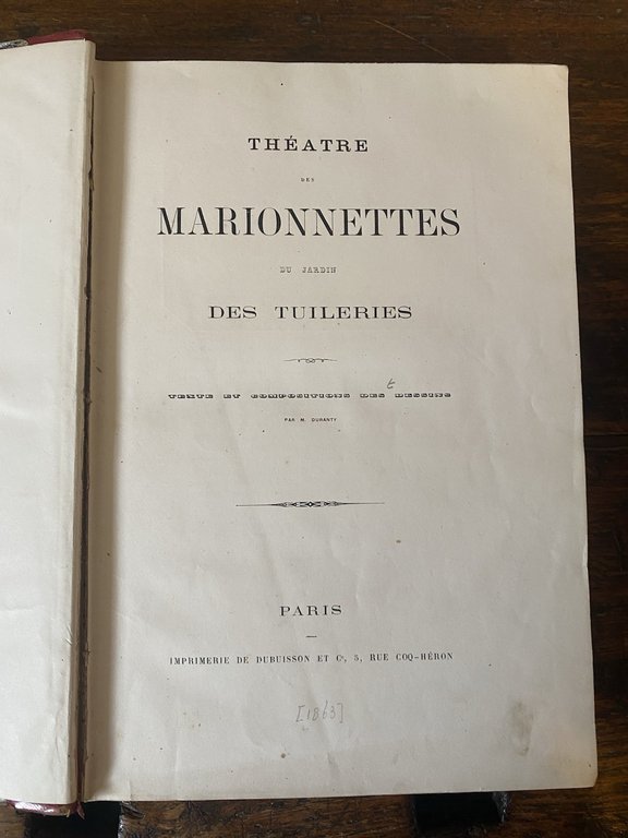 Duranty Louis Edmond Théatre des marionnettes du jardin des Tuileries … | Immagine Gallery 2