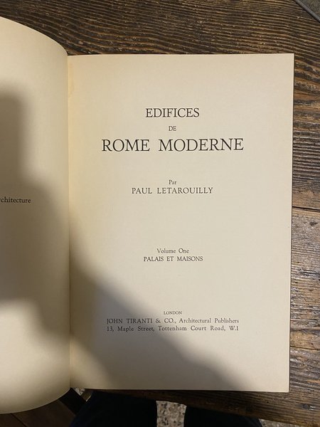 Edifices de Rome Moderne