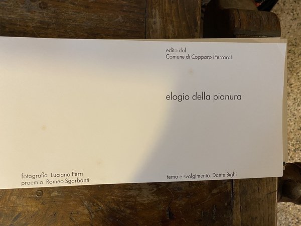 Elogio della pianura