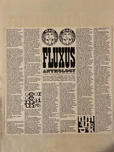 Fluxus Anthology A collection of music and sound event edited …