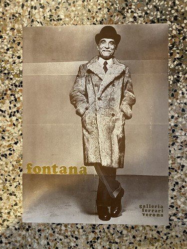Fontana Lucio Manifesto / Poster 59 x 44 cm. Galleria … | Immagine principale