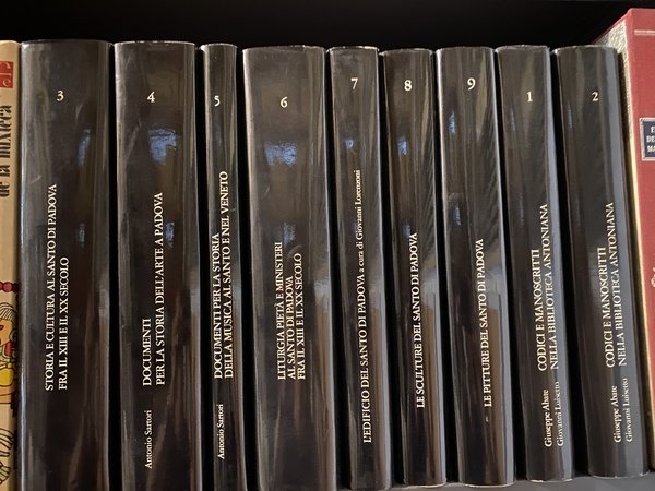 Fonti e studi per la storia del Santo a Padova