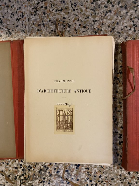 Fragments d'architecture antique d'aprés les relevés & restaurations des anciens …