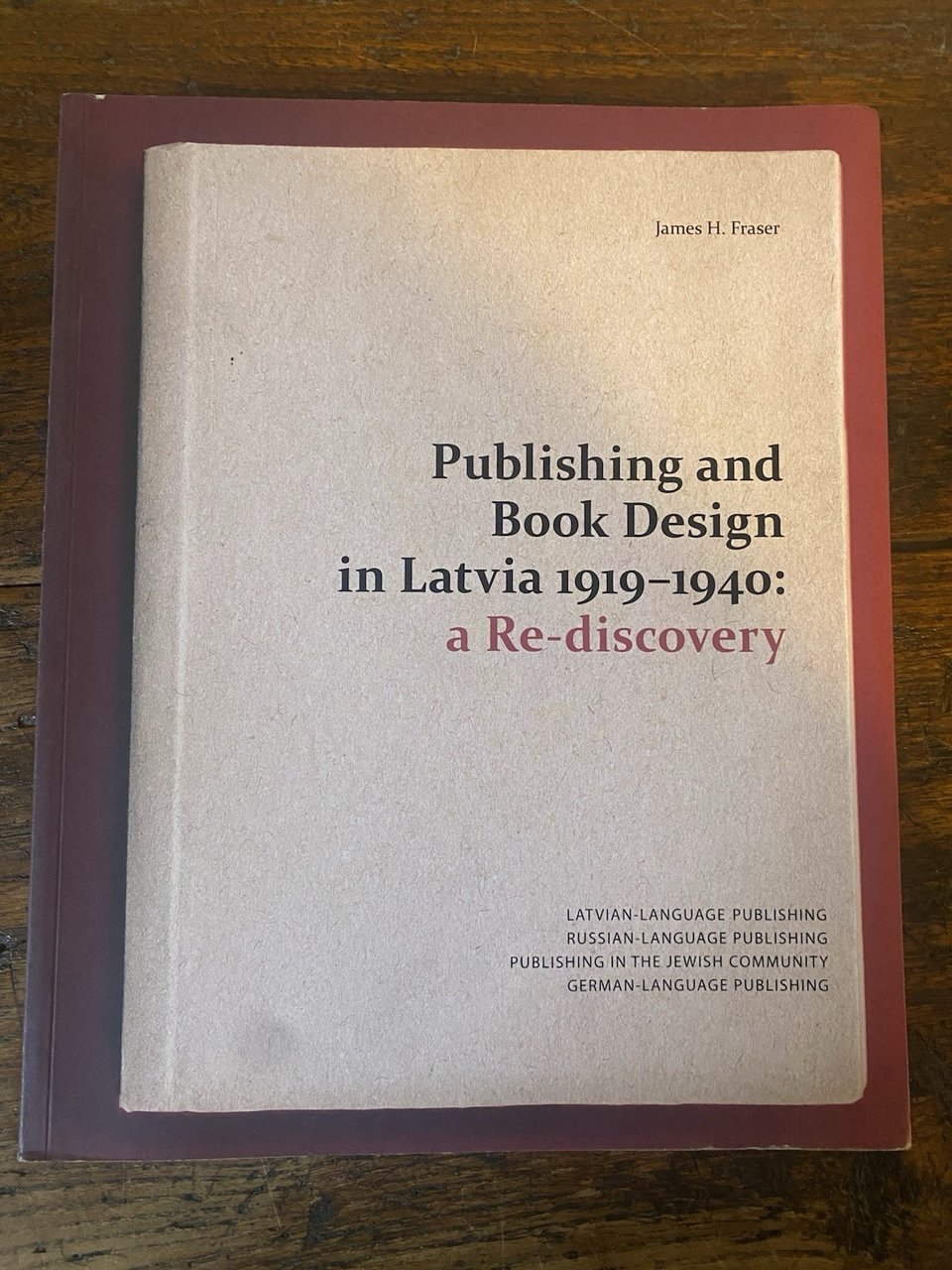 Fraser James H. Publishing and Book Design in Latvia 1919-1940: … | Immagine principale