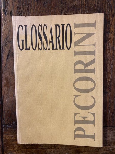 Glossario Pecorini