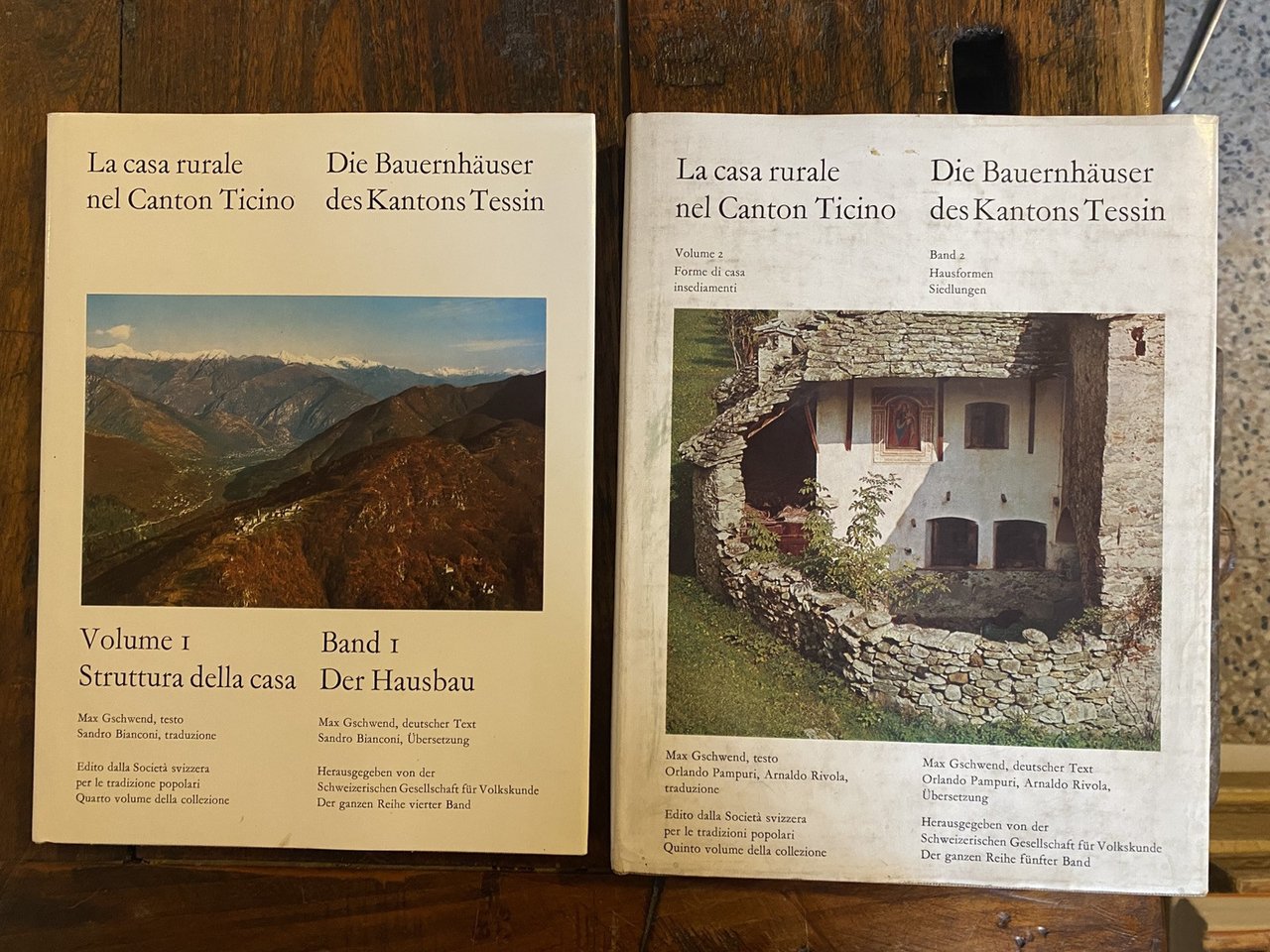 Gschwend Max La casa rurale nel Canton Ticino Basilea 1976/1982