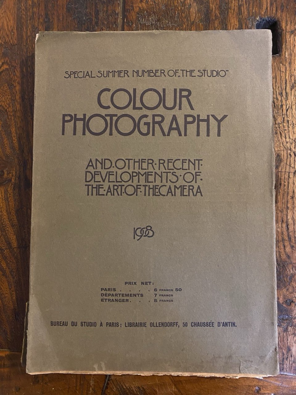 Holme Charles Colour Photography Paris The Studio 1908