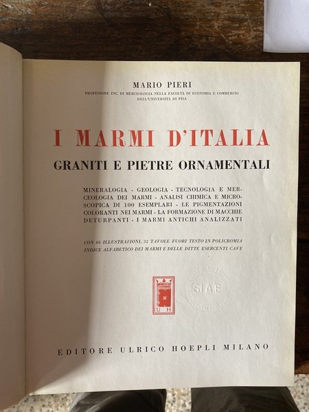 I marmi d'Italia Graniti e pietre ornamentali