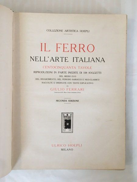 Il ferro nell'arte italiana