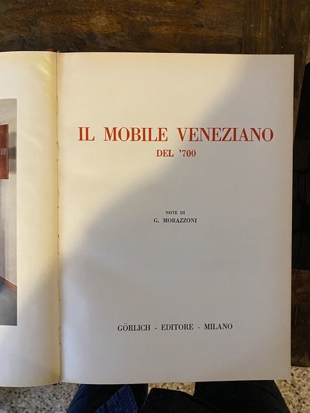 Il mobile veneziano del '700