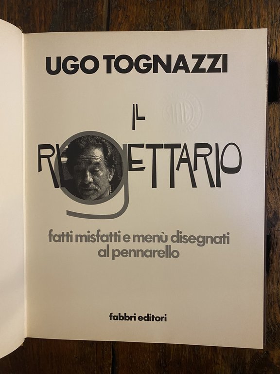 Il rigettario fatti misfatti e menù disegnati al pennarello