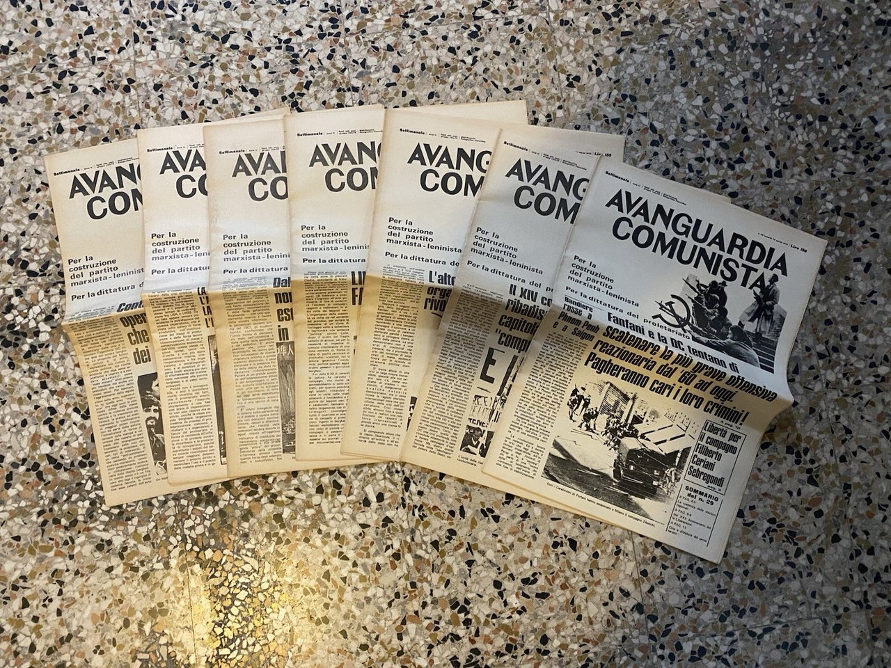 Illuminati Augusto diretta da, Avanguardia comunista Anno II Roma 1975