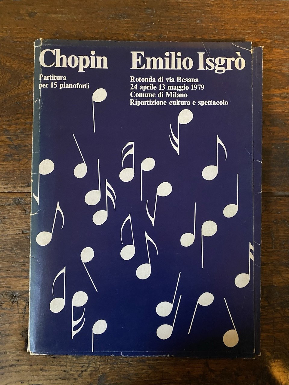 Isgrò Emilio Chopin Partitura per 15 pianoforti Comune di Milano …
