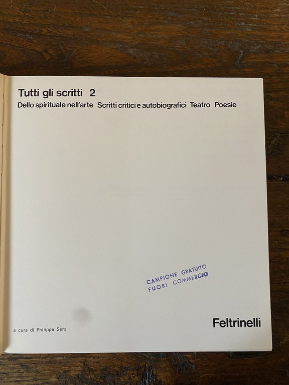 Kandinsky Wassily Tutti gli scritti 2 Milano Feltrinelli 1974 | Immagine Gallery 3