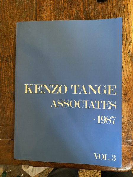 Kenzo Tange Associates 1987 Volume 3