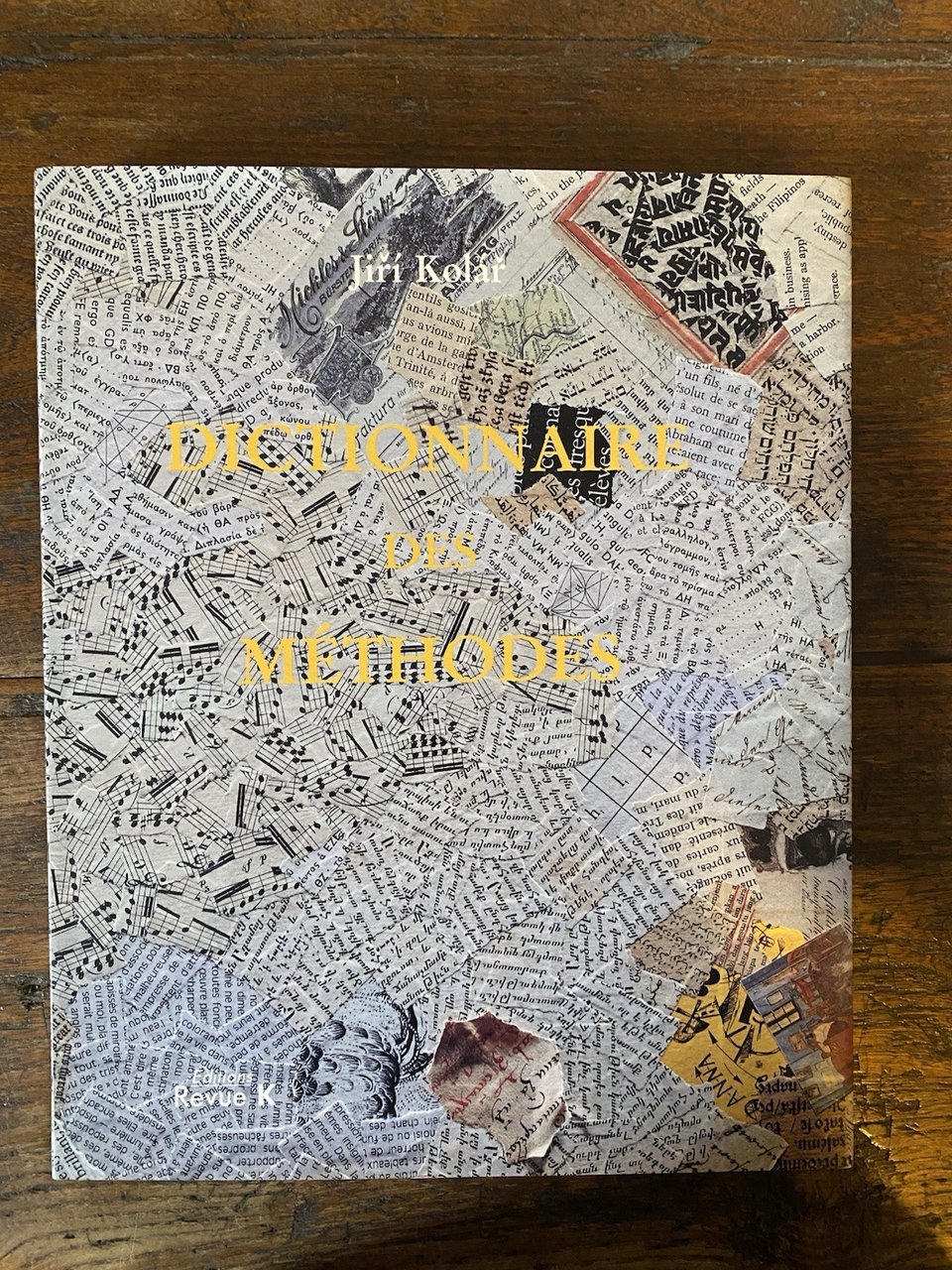 Kolar Jiri Dictionnaire des Méthodes Revue K 1991