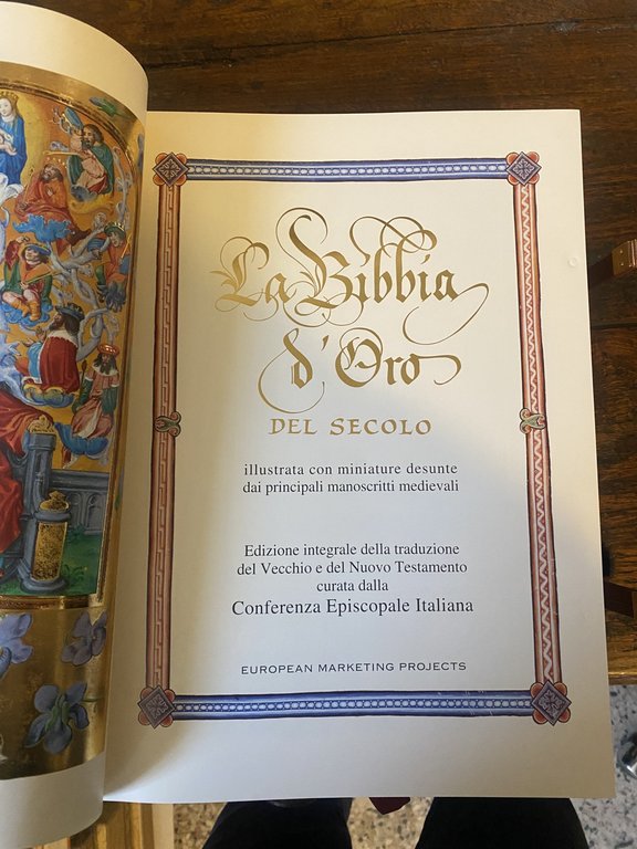 La Bibbia d'Oro del secolo European Marketing Projects 2000