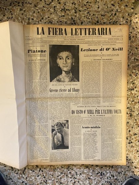 La Fiera letteraria Settimanale delle lettere, delle arti e delle …