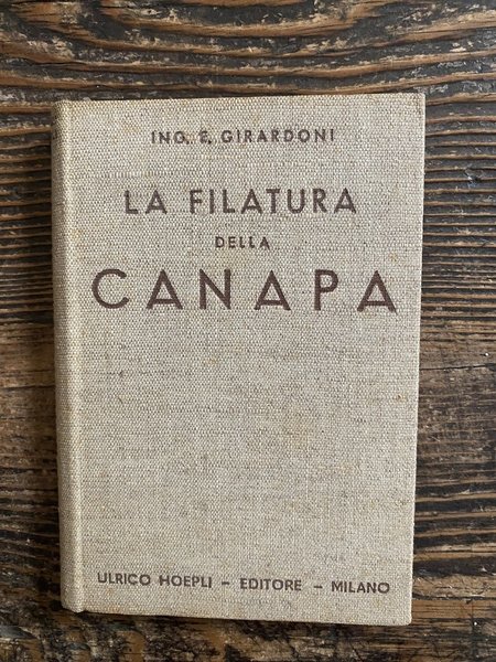 La filatura della canapa