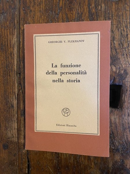 La funzione della personalità nella storia